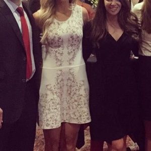 BCBG Jacquard dress. Stretchy.